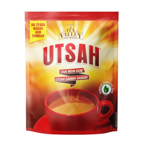 Image 1 of 1000gm for the product Tea Valley Utsah Tea 1kg Black Tea kadak chai