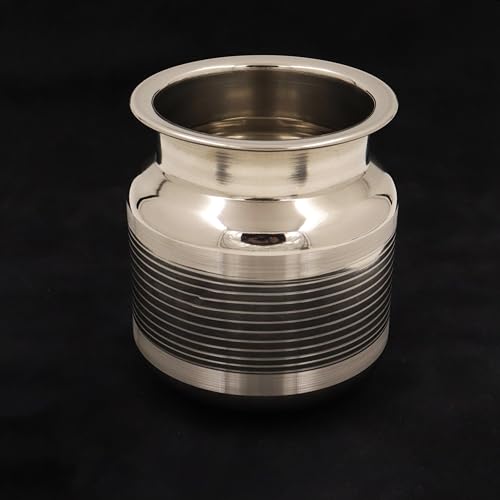 Image 5 of Spillbox Stainless Steel Lota|Kalash|Sombu|Theertha Sembu | Vessel |Jug | Karwachauth | Diwali | Mandir Wedding|Kamandal|Gangajal|Water Gangotri|Chambu 650ml