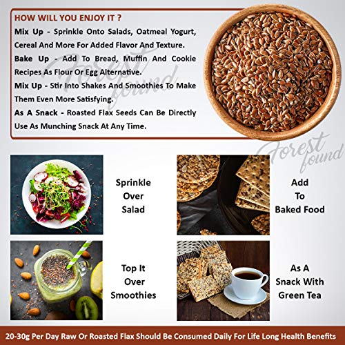 Image 6 of Forest Found Roasted & Salted Flax Seeds - 900g