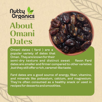 Image 3 of NUTTY ORGANICS Seedless Omani Dates 500 gm