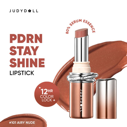 Image 6 of 3 gm / 101 Airy Nude / Pack of 1 for the product JUDYDOLL Stay Shine Lipstick