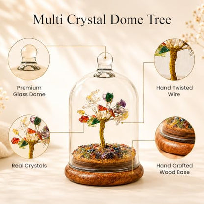 Image 6 of RITUALISTIC Dome Crystal Chakra Tree