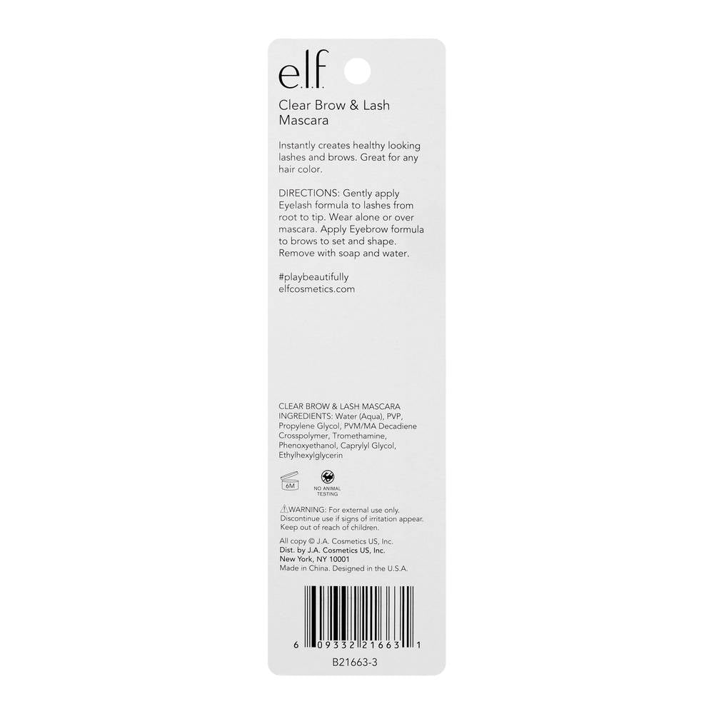 Image 6 of e.l.f. Cosmetics Clear Brow & Lash Mascara - Clear (2.5ml)