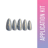 Image 1 of 24 Pcs / Pack of 1 for the product SOEZI Icey Spicy Reusable Press On Nails - Application Kit
