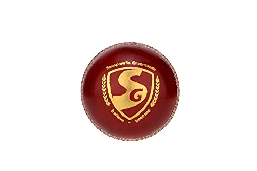 Image 1 of Default Title for the product SG Leather Cricket Ball Shield 20 Red