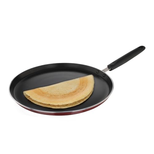 Image 1 of Default Title for the product Prestige Omega Deluxe Omni Tawa 300 mm (Aluminium, Red)