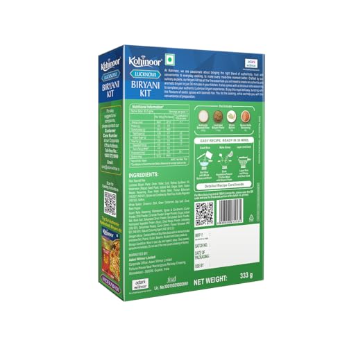 Image 6 of Kohinoor Basmati Biryani Kit Lucknowi