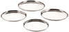 Image 1 of Default Title for the product neelam Stainless Steel Buffet Plate 25 cm Set of 4