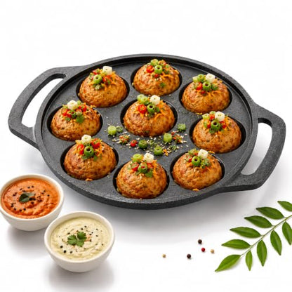 Image 2 of 9 Pit for the product PANATARA Cast Iron Paniyaram Pan