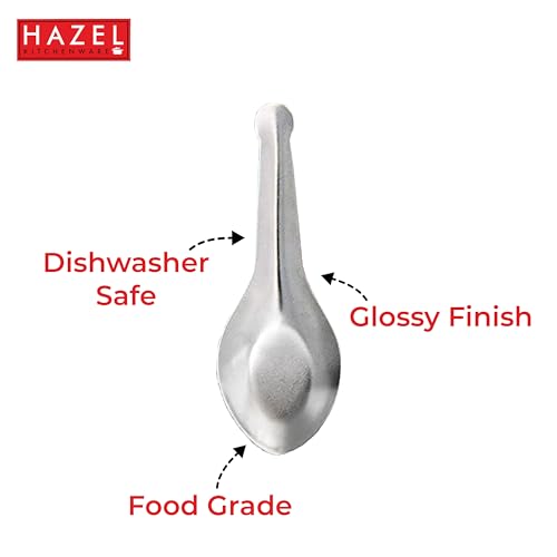 Image 3 of HAZEL Stainless Steel Small Masala Spoon Set of 6, 8.8 Cm