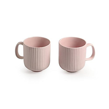 Image 3 of ExclusiveLane Coral Reef Ceramic Coffee Mugs Set of 2 with Tray 300 ML