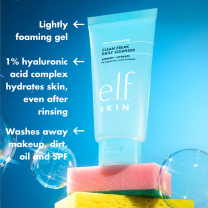 Image 2 of e.l.f. Cosmetics Holy Hydration Clean Freak Daily Cleanser