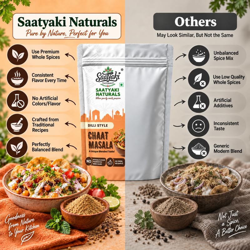 Image 8 of SAATYAKI NATURALS Dilli Chaat Masala