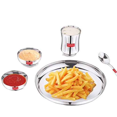 Image 6 of HAZEL Stainless Steel Dinner Set for Kids