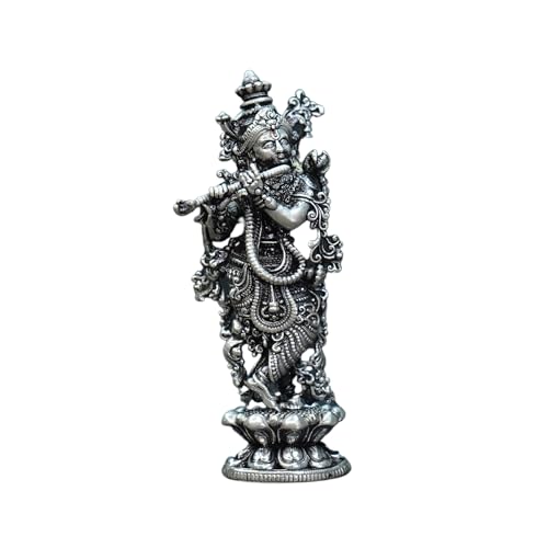Image 1 of Default Title for the product Dista Silvers Antique Krishna Standing 33.02G