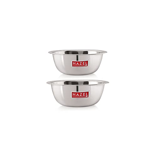 Image 18 of 2 / 2100, 2730 ML for the product HAZEL Stainless Steel Mixing Bowl