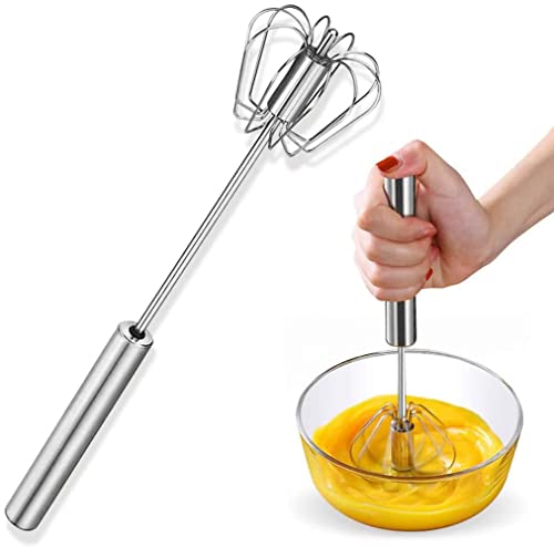 Image 2 of Hand Blanders 1 Pc's Stainless Steel Manual Power Free Hand Blender,Beating & Stirring
