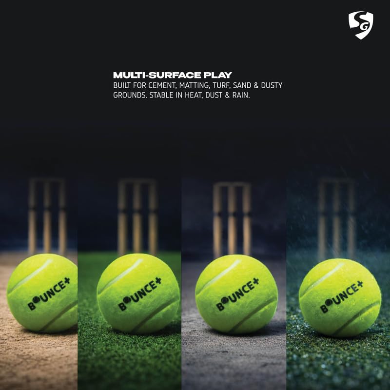 Image 2 of SG Cricket Balls Bounce Plus (LITE) Pack of 3