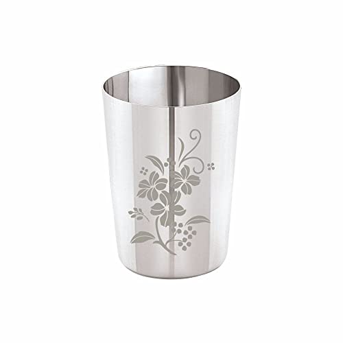 Image 1 of Default Title for the product neelam Stainless Steel 7 22G Laser Etching Glass 300 ml