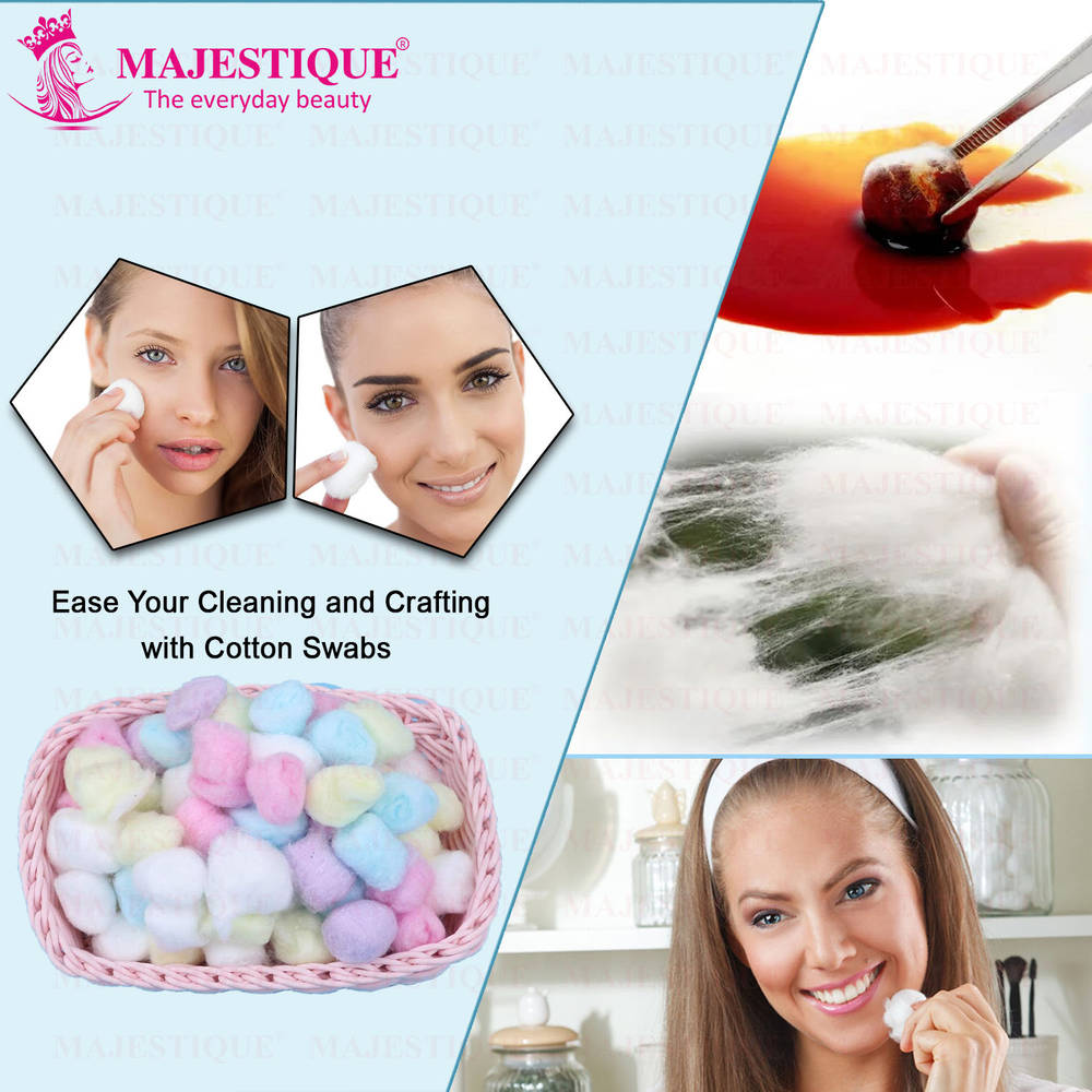 Image 6 of Majestique Natural Cotton Balls For Make-up (50 Pcs)