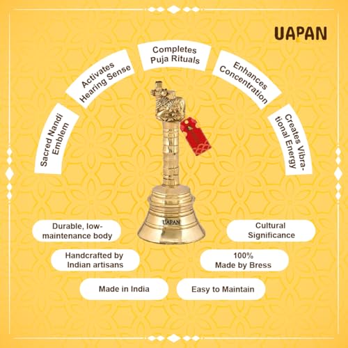 Image 7 of Uapan Nandi Brass Pooja Bell