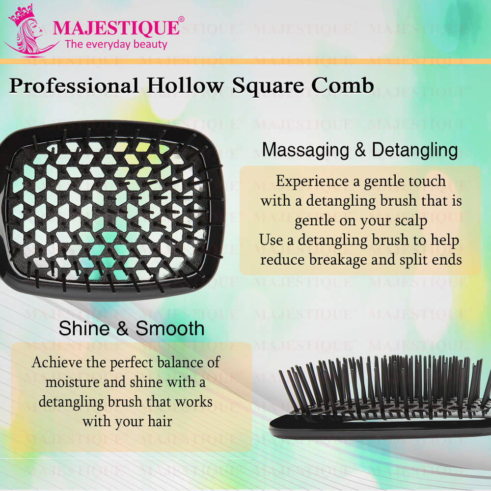 Image 3 of Majestique Ultra-Soft Large Detangler Brush