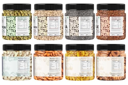 Image 6 of Lila Dry Fruits Superseeds and DryFruits Combo - 800 gm (100 Gms x 8)