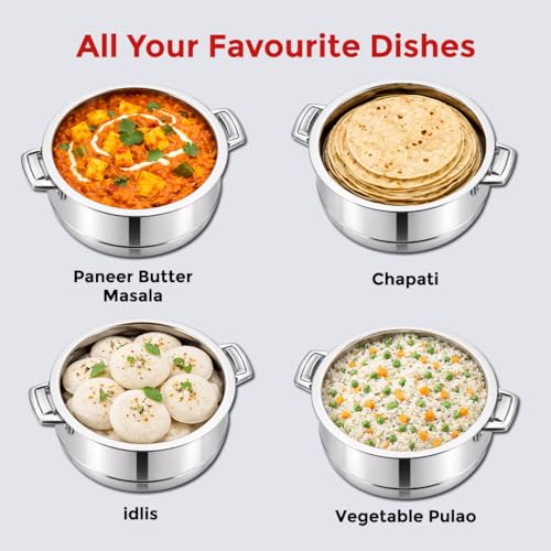Image 7 of AVIAS Astra Stainless Steel Double Wall Insulated Hot Pot/Casserole, 7500ml