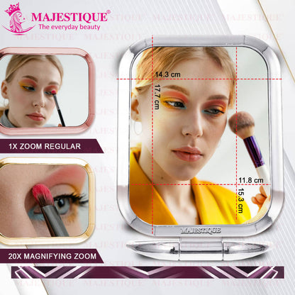 Image 2 of Majestique Table Top Double Side Makeup Mirror