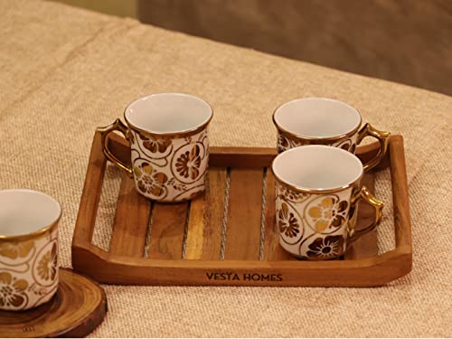 Image 4 of Vesta Homes Wooden Serving Tray 25 X 18 X 3.5 Cm