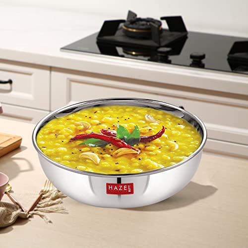 Image 8 of HAZEL Stainless Steel Tasra Kadhai Cookware