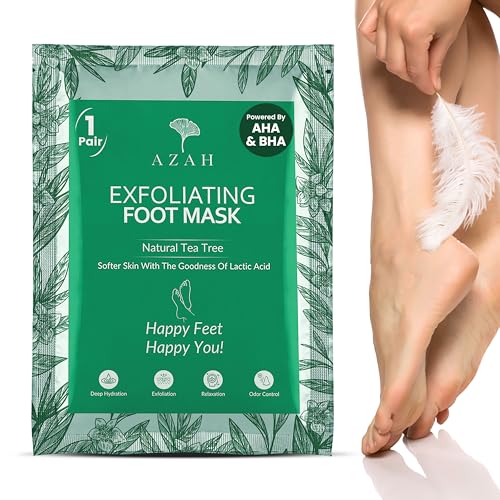 Image 1 of Tea Tree (Pair of 1) for the product AZAH Foot Mask Peeling Feet Mask [Pair of 1]
