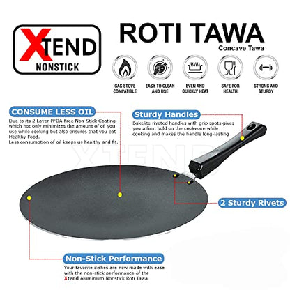 Image 2 of Xtend Nonstick Concave Roti Tawa 275 mm