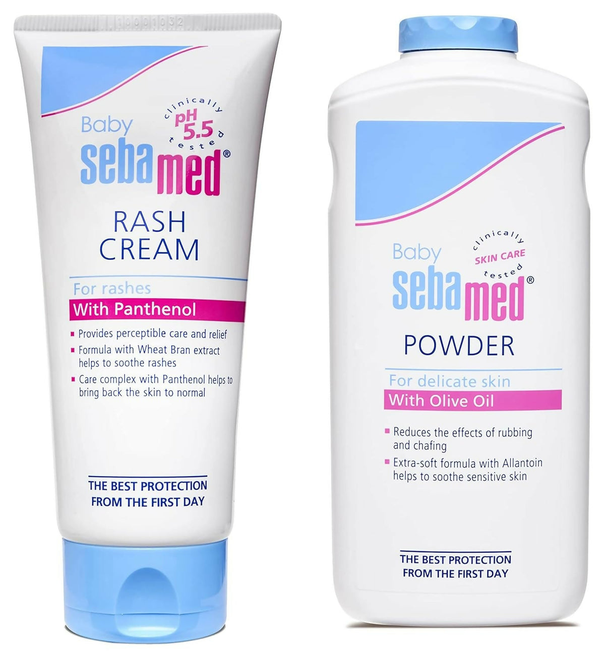 Image 1 of Sebamed Baby Rash Cream 100ml & Baby Powder 200gm Combo