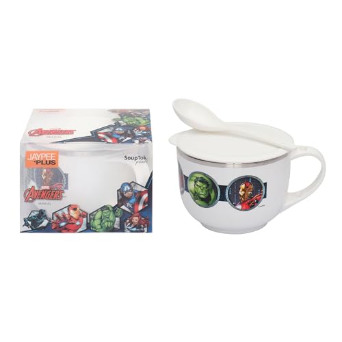 Image 6 of Jaypee Plus Stainless Steel Disney Printed Souptok Prime Soup Bowl with Lid & Spoon 700 Ml