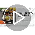 Image 2 of LiMETRO STEEL Stainless Steel Dinner Set for 4 Persons