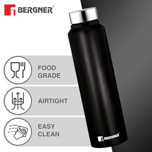 Image 6 of BERGNER Walking Stainless Steel Water Bottle 1000ml