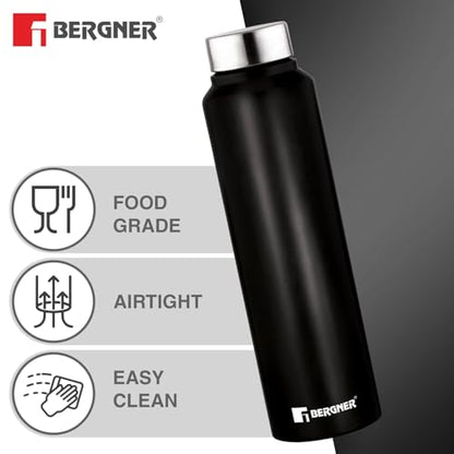 Image 6 of BERGNER Walking Stainless Steel Water Bottle 1000ml