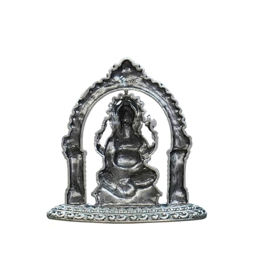 Image 2 of Dista Silvers Antique Ganesh Idol with Frame 23.18G