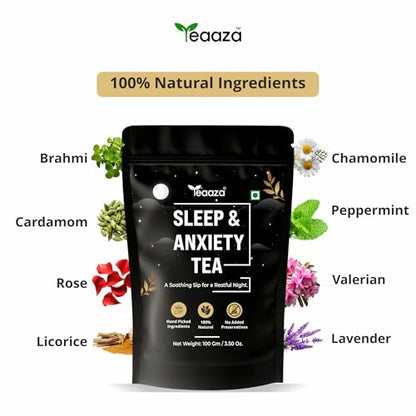Image 5 of Teaaza Sleep & Anxiety Tea For Good Sleep 100 Grams