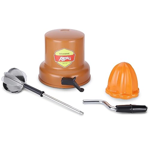 Image 5 of ANJALI Premier Stainless Steel Vacuum Base Coconut Scraper with Free Juicer Attachment