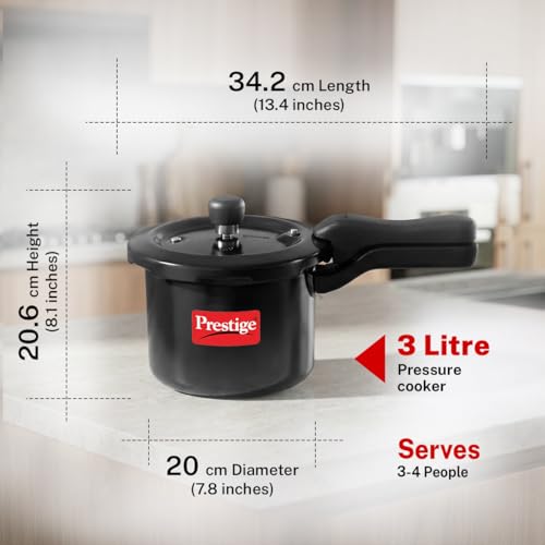 Image 4 of Prestige 3 Litre Hard Anodised Pressure Cooker