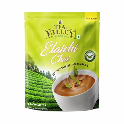 Image 1 of 1000gm / Pack of 1 for the product Tea Valley Elaichi Chai |Premium Cardamom Flavoured Tea