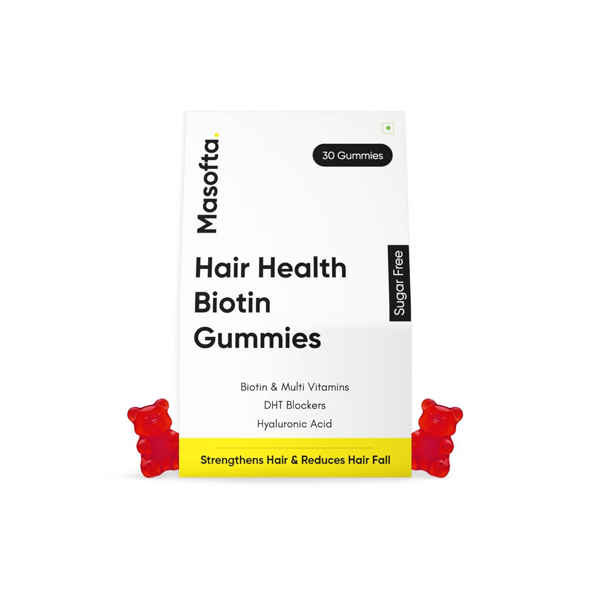 Image 1 of Masofta Hair Health Biotin Gummies