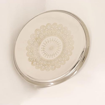 Image 4 of Spillbox Stainless Steel Serving Tray 27 cm Round