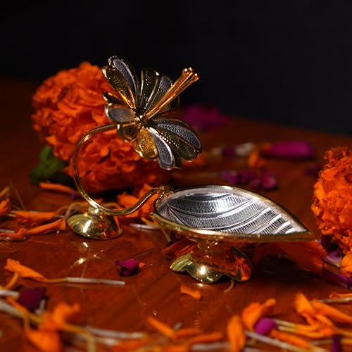 Image 5 of Dista Silvers Deepam Gold Coated Flower 11 Grams