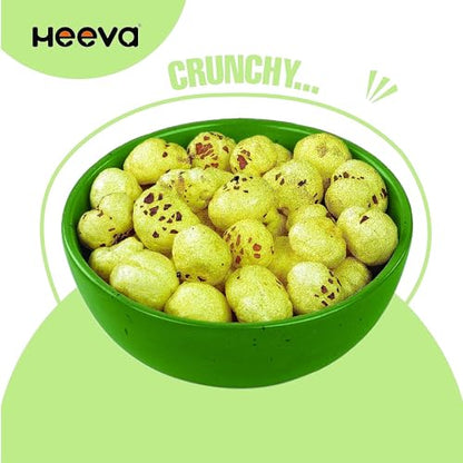 Image 6 of Heeva Roasted Makhana Foxnut Pudina Flavour 100g Pack of 4