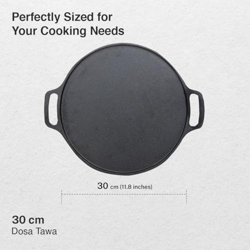 Image 4 of Prestige 30 cm Cast Iron Dosa Tawa