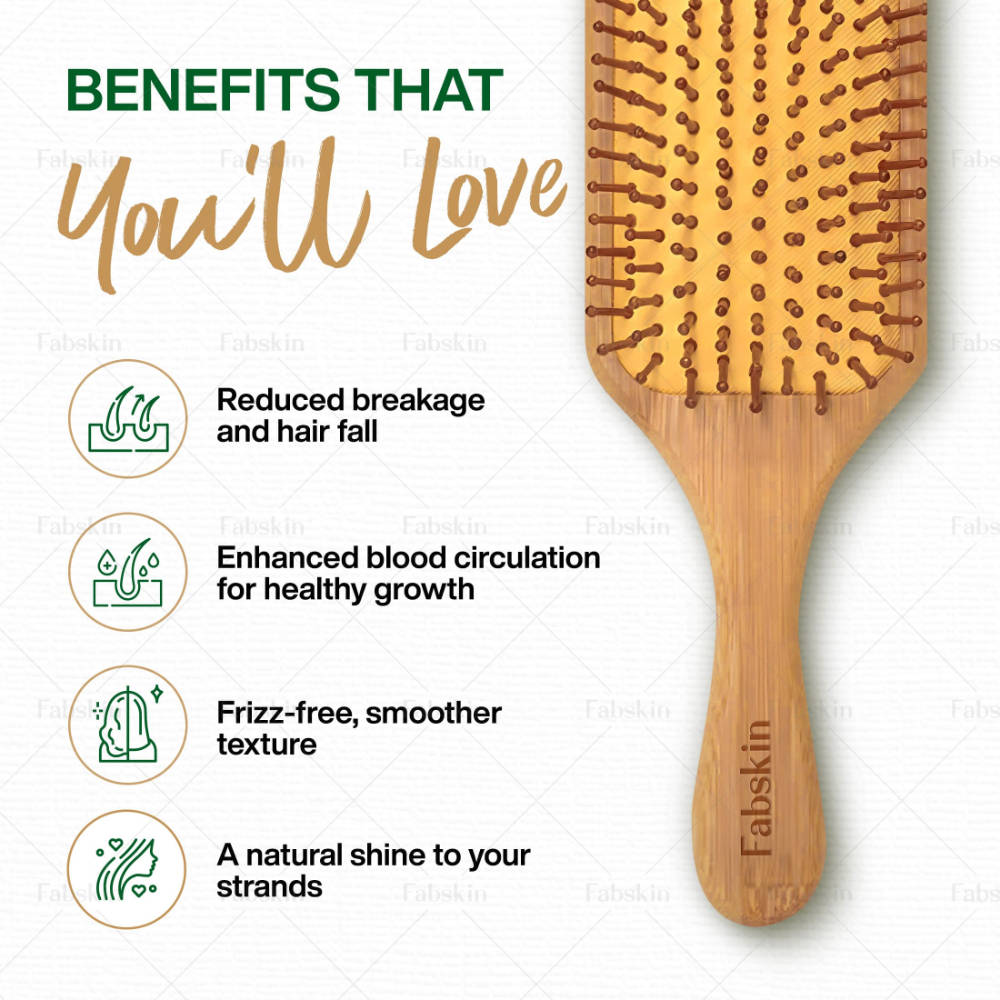 Image 5 of Fabskin Wooden Hair Brush
