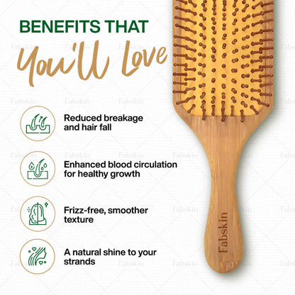 Image 5 of Fabskin Wooden Hair Brush